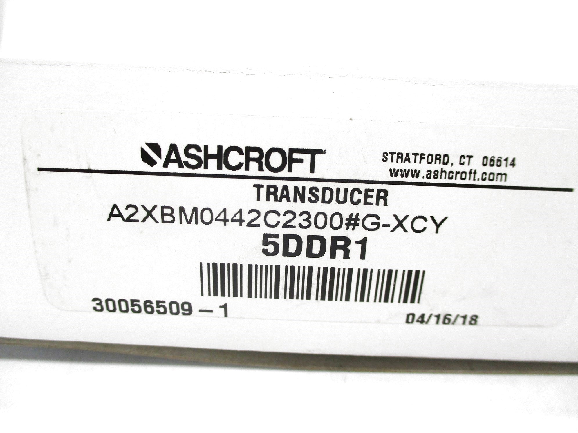 ASHCROFT A2XBM0442C2300#G-XCY NSMP