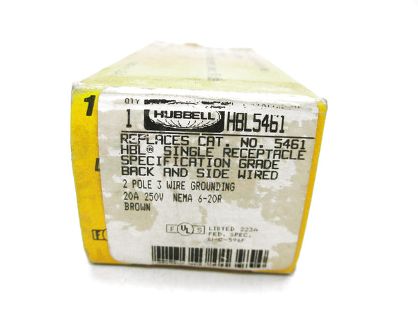 HUBBELL HBL5461 250V 20A NSMP