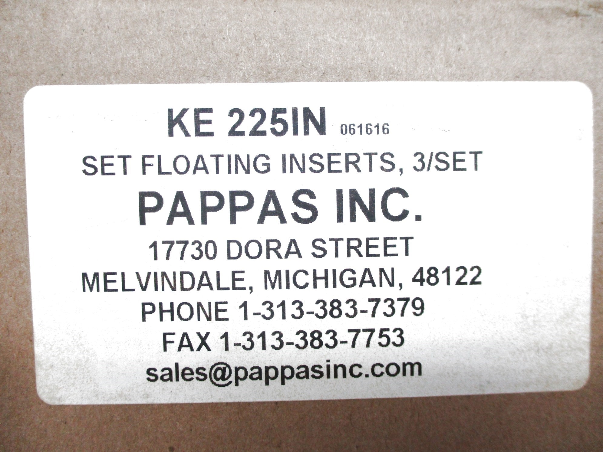 PAPPAS KE225IN NSMP
