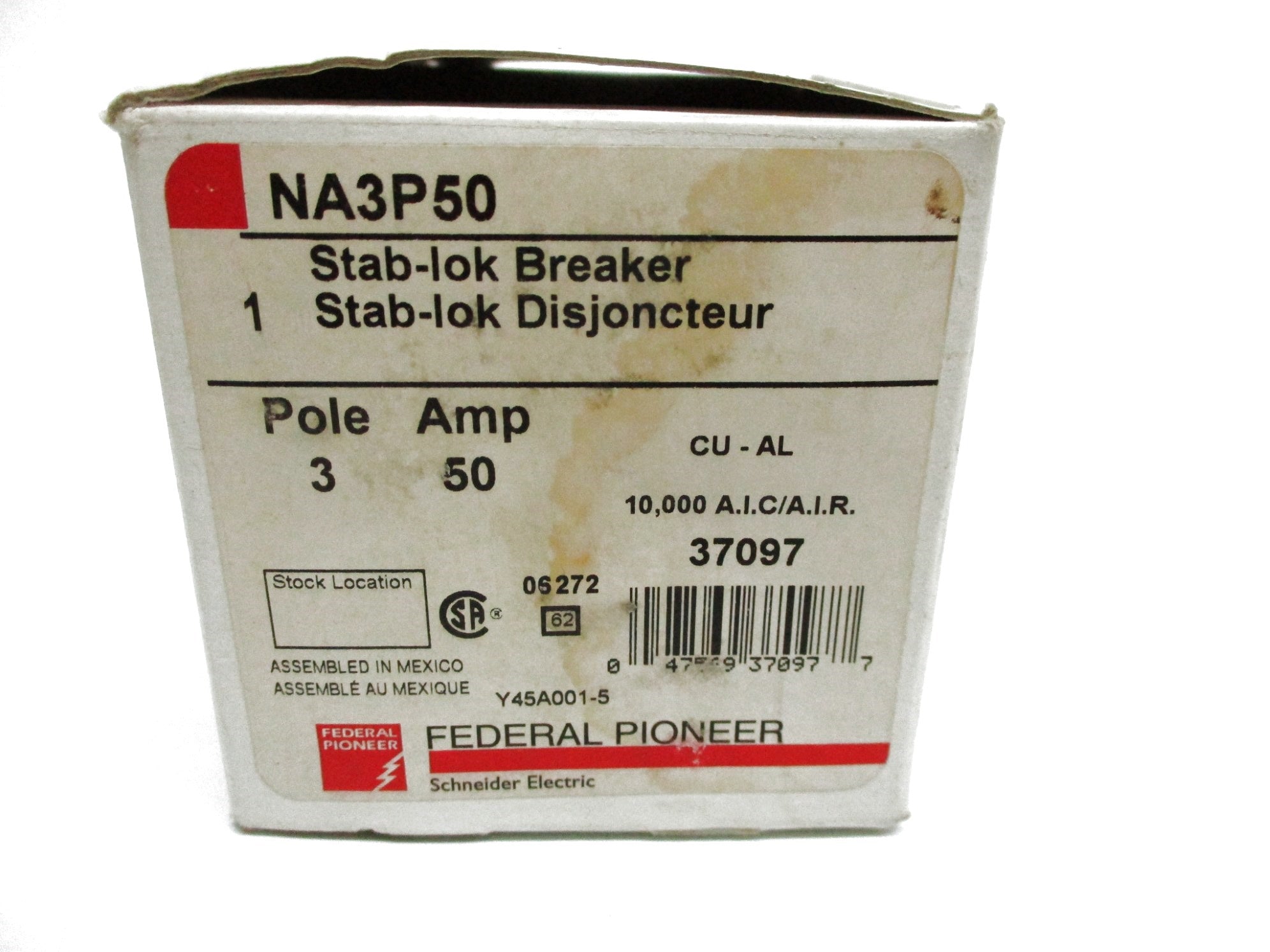 FEDERAL PIONEER NA3P50 50A 240VAC NSMP