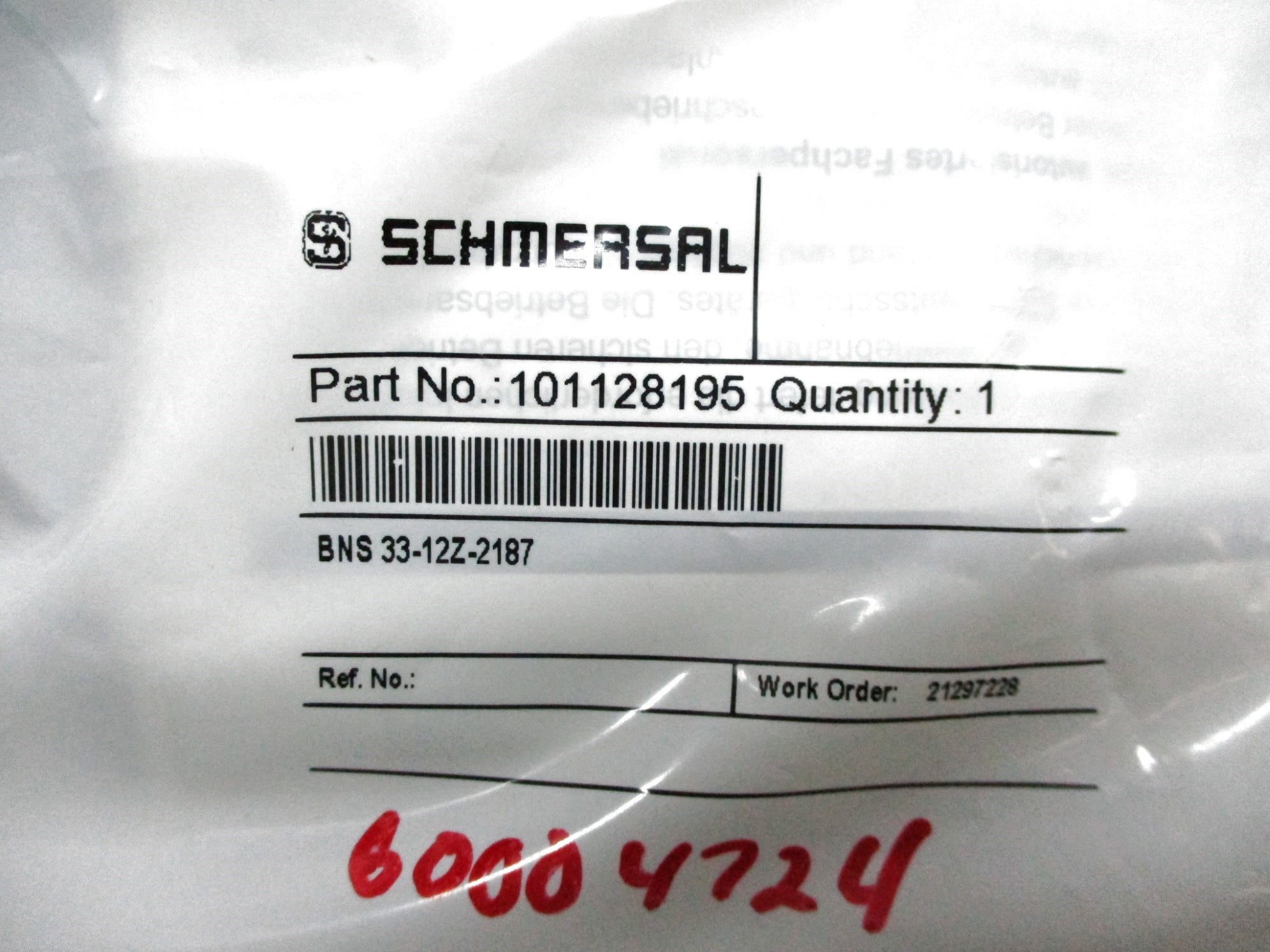 SCHMERSAL BNS33-12Z-2187 101128195 NSMP