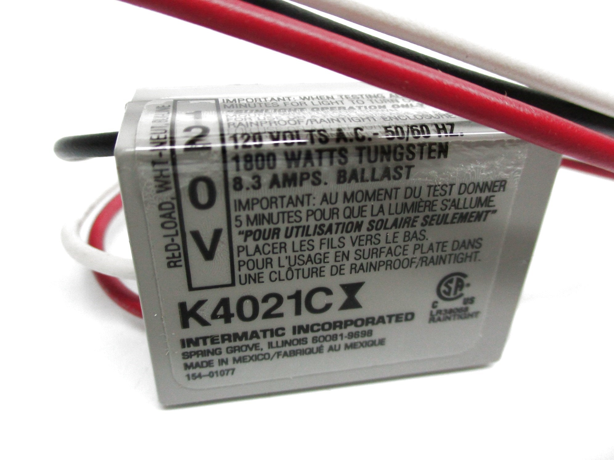 INTERMATIC K4021C 120VAC 8.3A NSMP