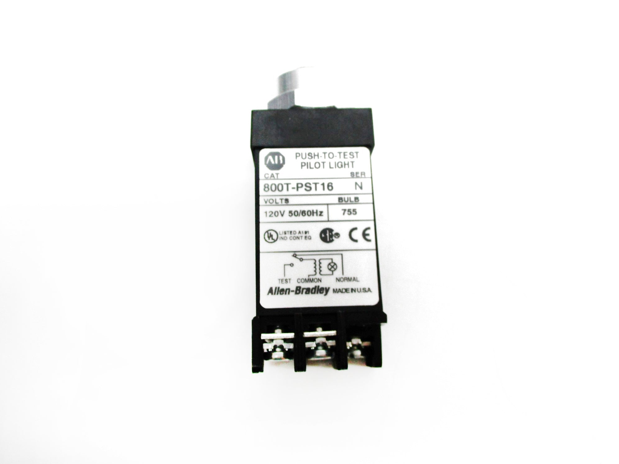 ALLEN BRADLEY 800T-PST16 SER. N (AS PICTURED) NSNP