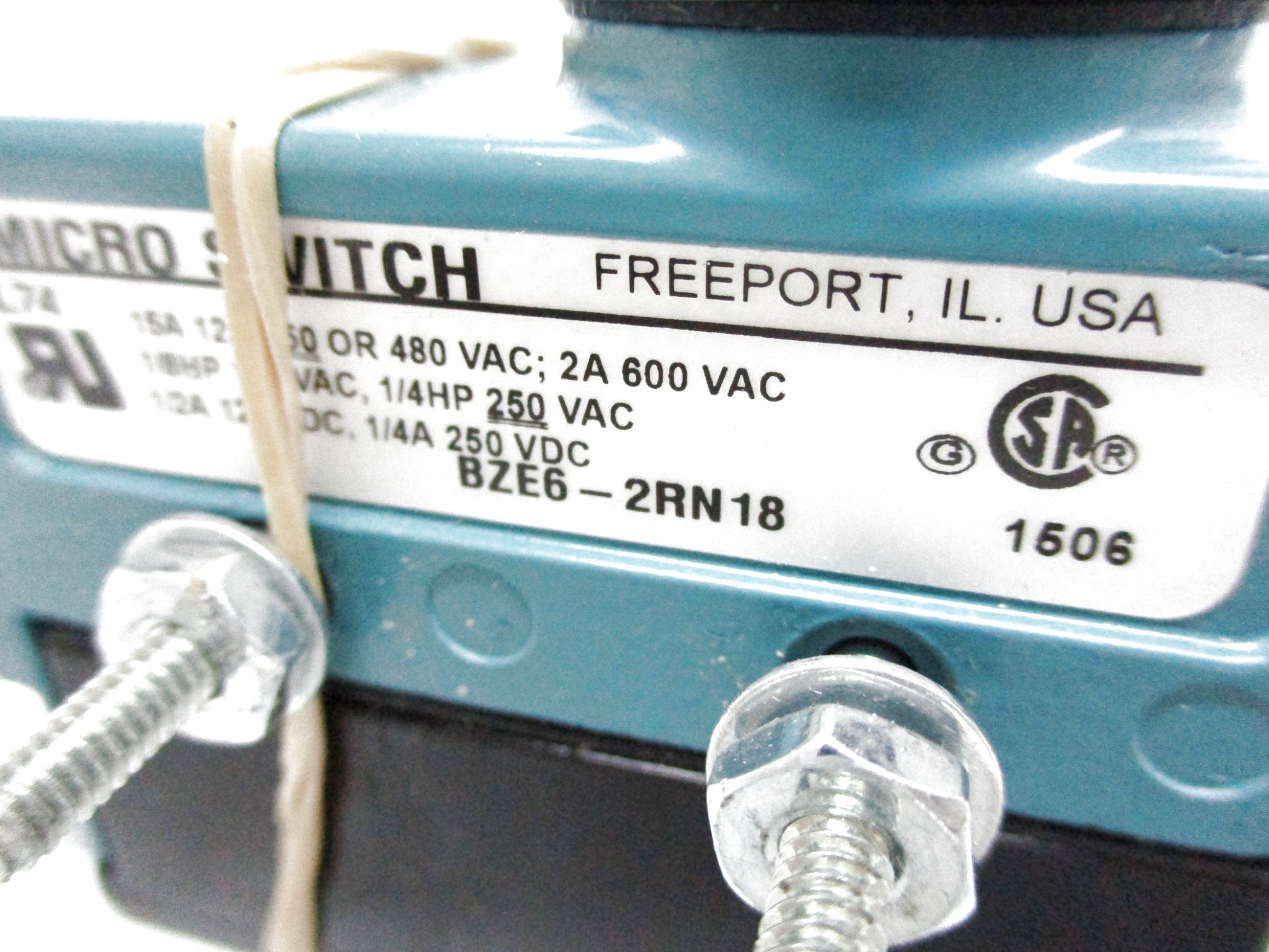 HONEYWELL BZE6-2RN18 600VAC 2A NSMP