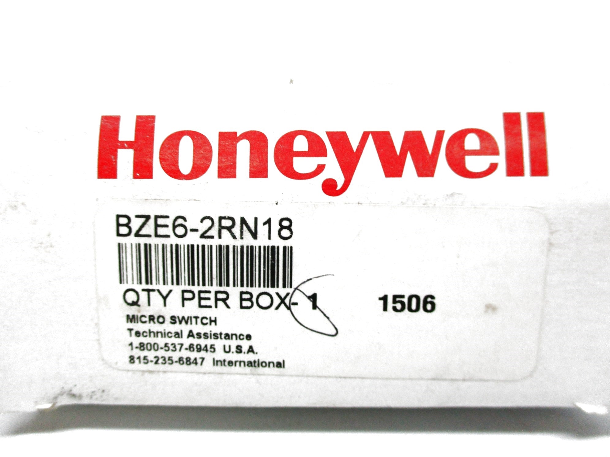HONEYWELL BZE6-2RN18 600VAC 2A NSMP