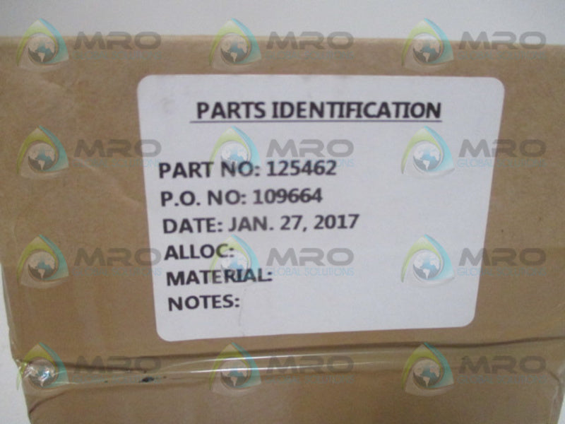 PARTS IDENTIFICATION 125462 FILTER NSMP