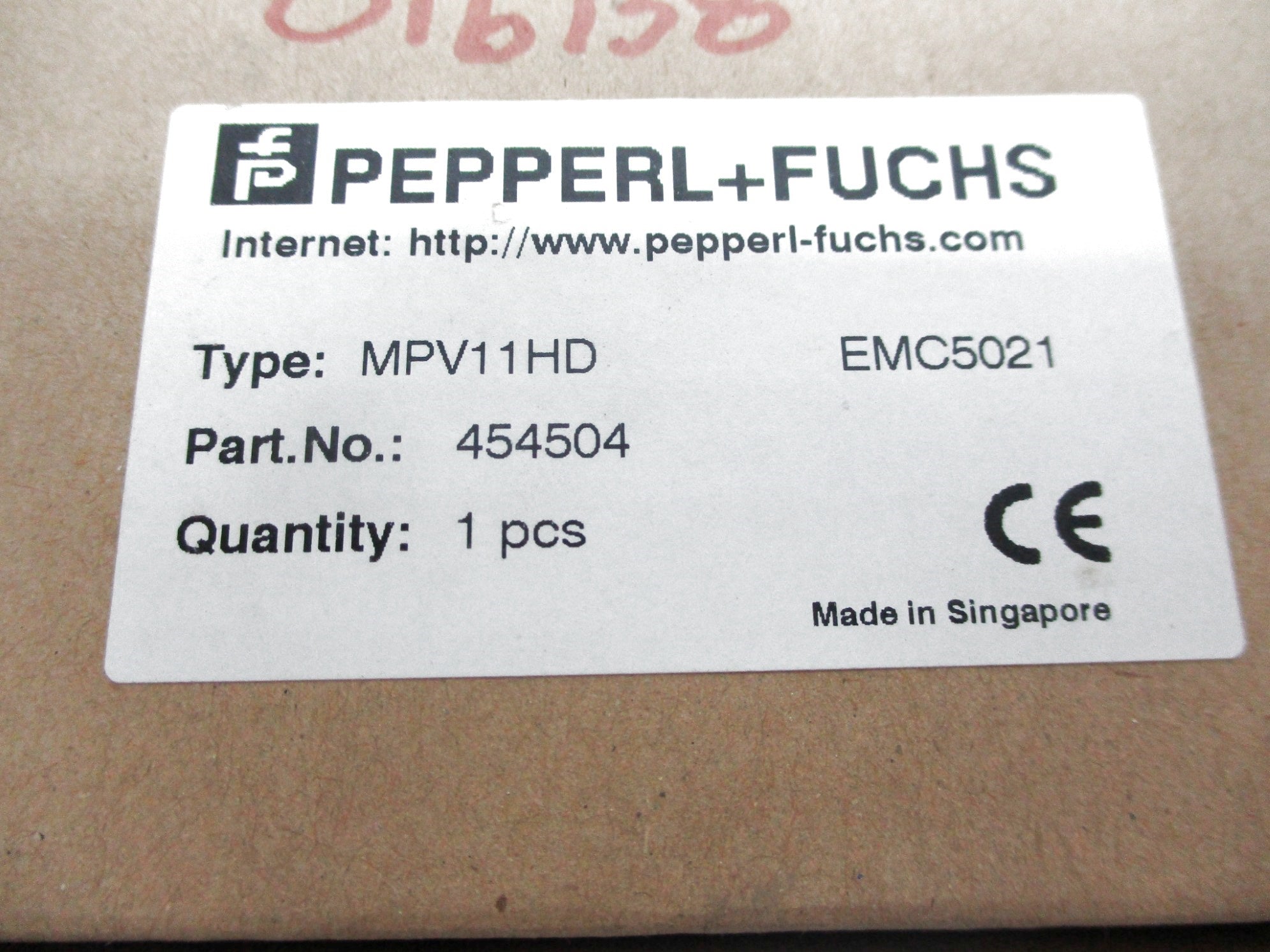 PEPPERL+FUCHS MPV11HD 454504 103-132VAC NSMP