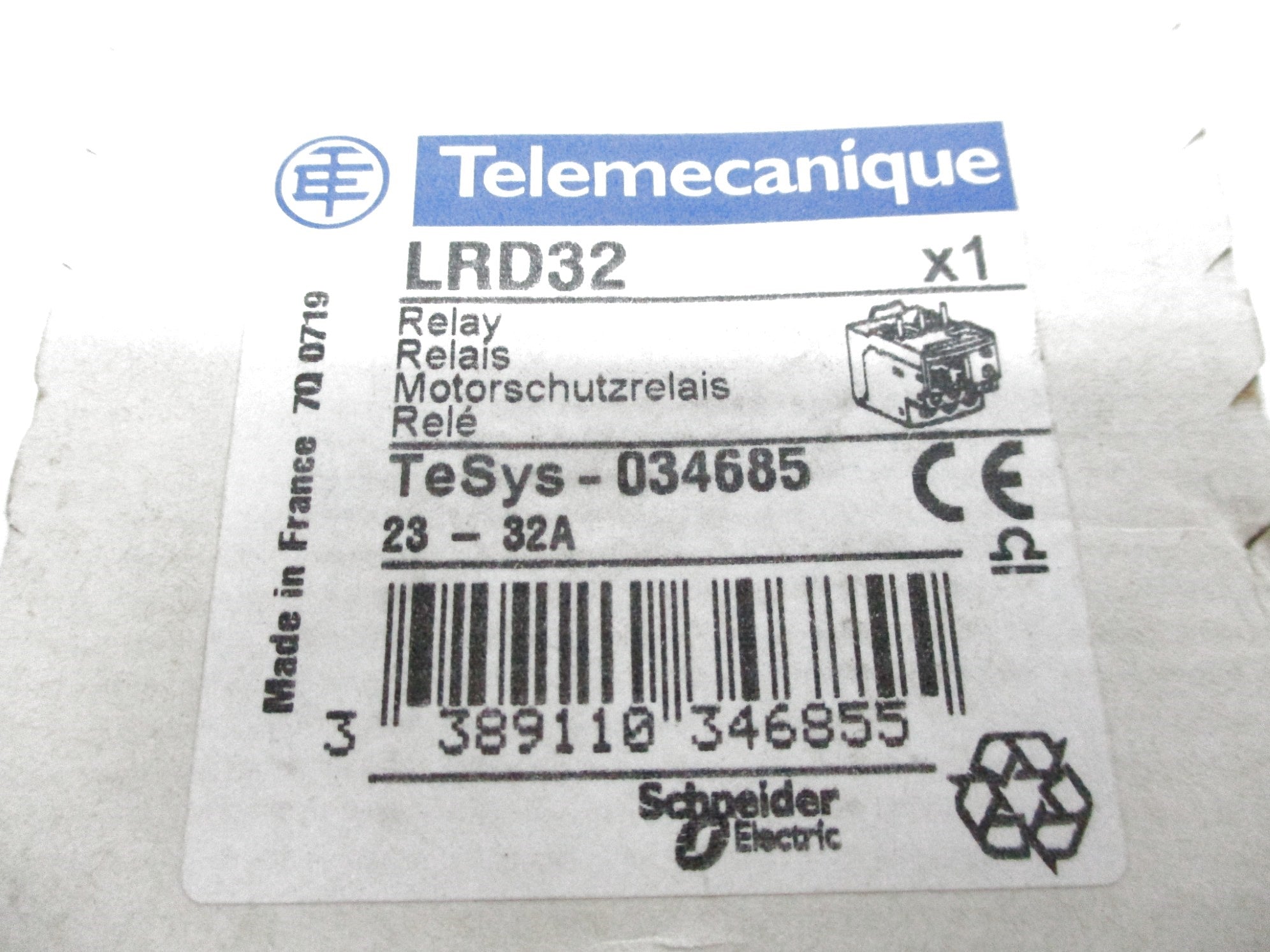 TELEMECANIQUE LRD32 23-32A NSMP
