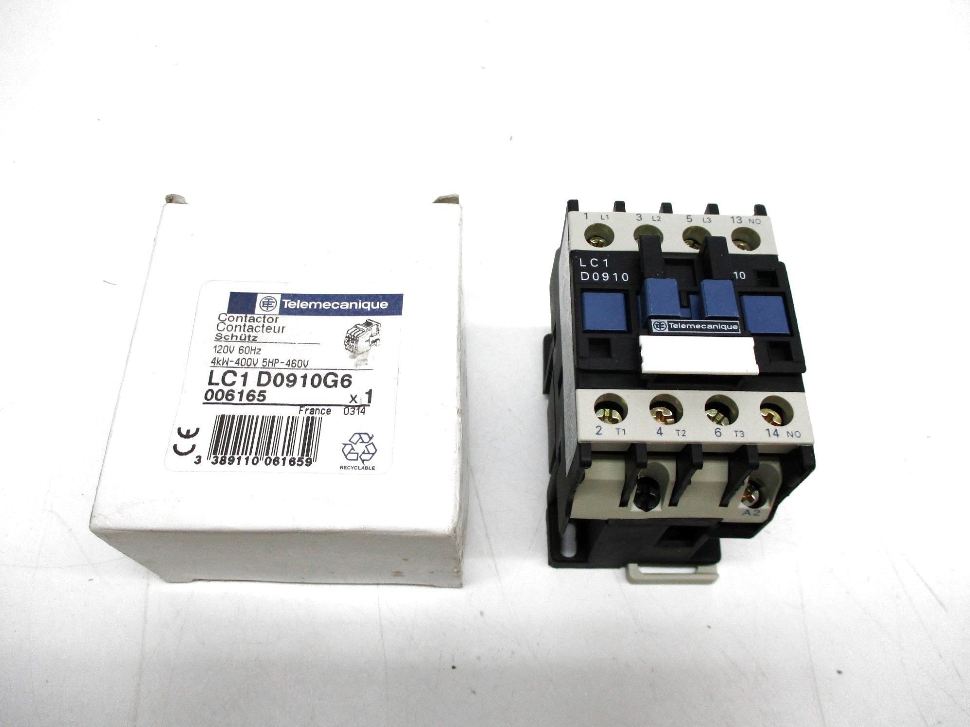 TELEMECANIQUE LC1D0910G6 120V NSMP