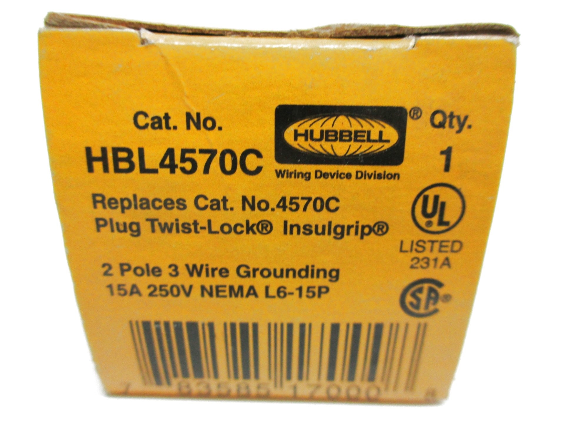 HUBBELL HBL4570C 250V 15A NSMP