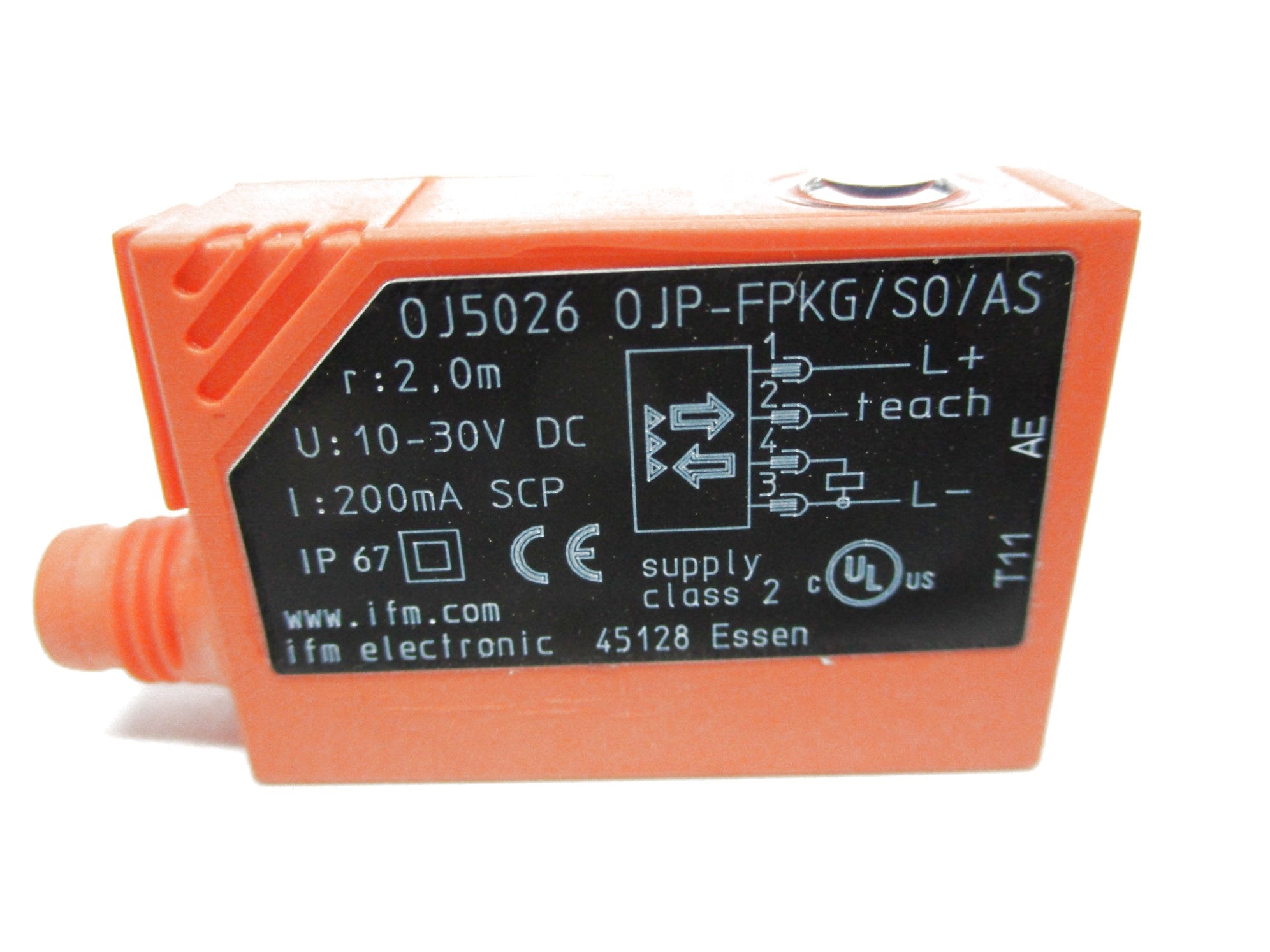 IFM EFECTOR OJ5026 OJP-FPKG/SO/AS 10-30VDC NSNP