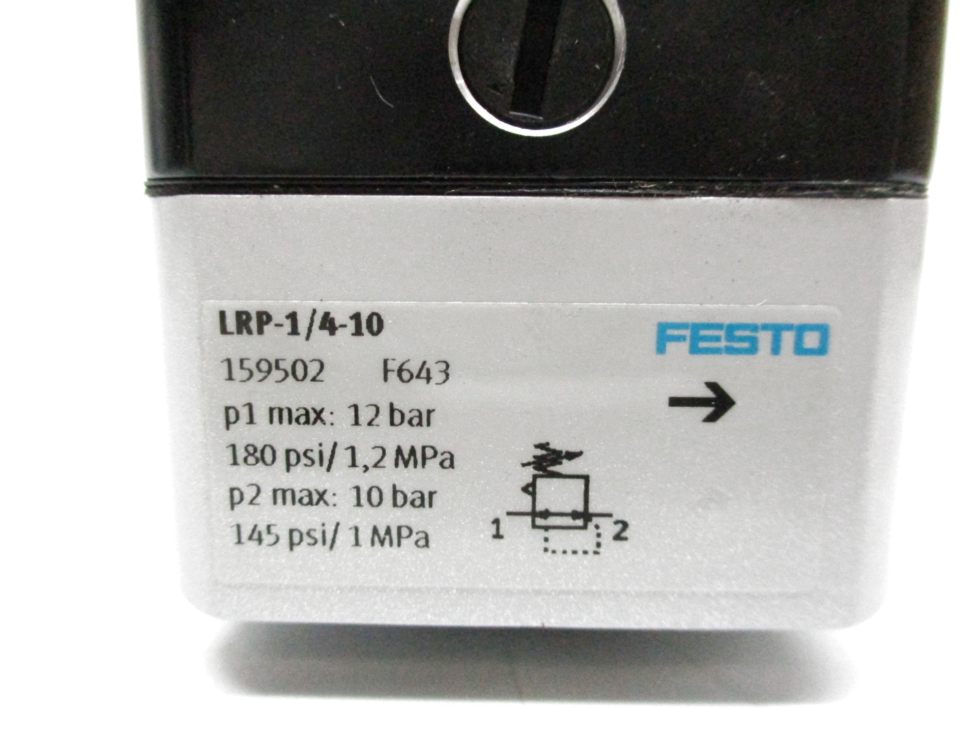 FESTO LRP-1/4-10 159502 180PSI NSMP
