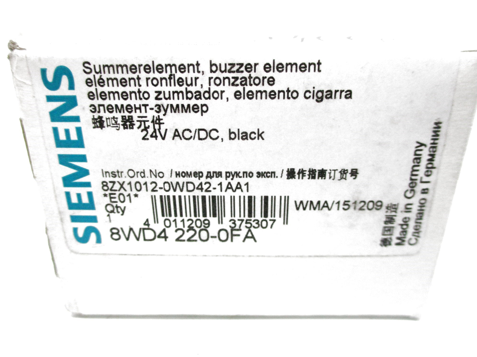 SIEMENS 8WD4220-0FA 24VAC/DC NSMP