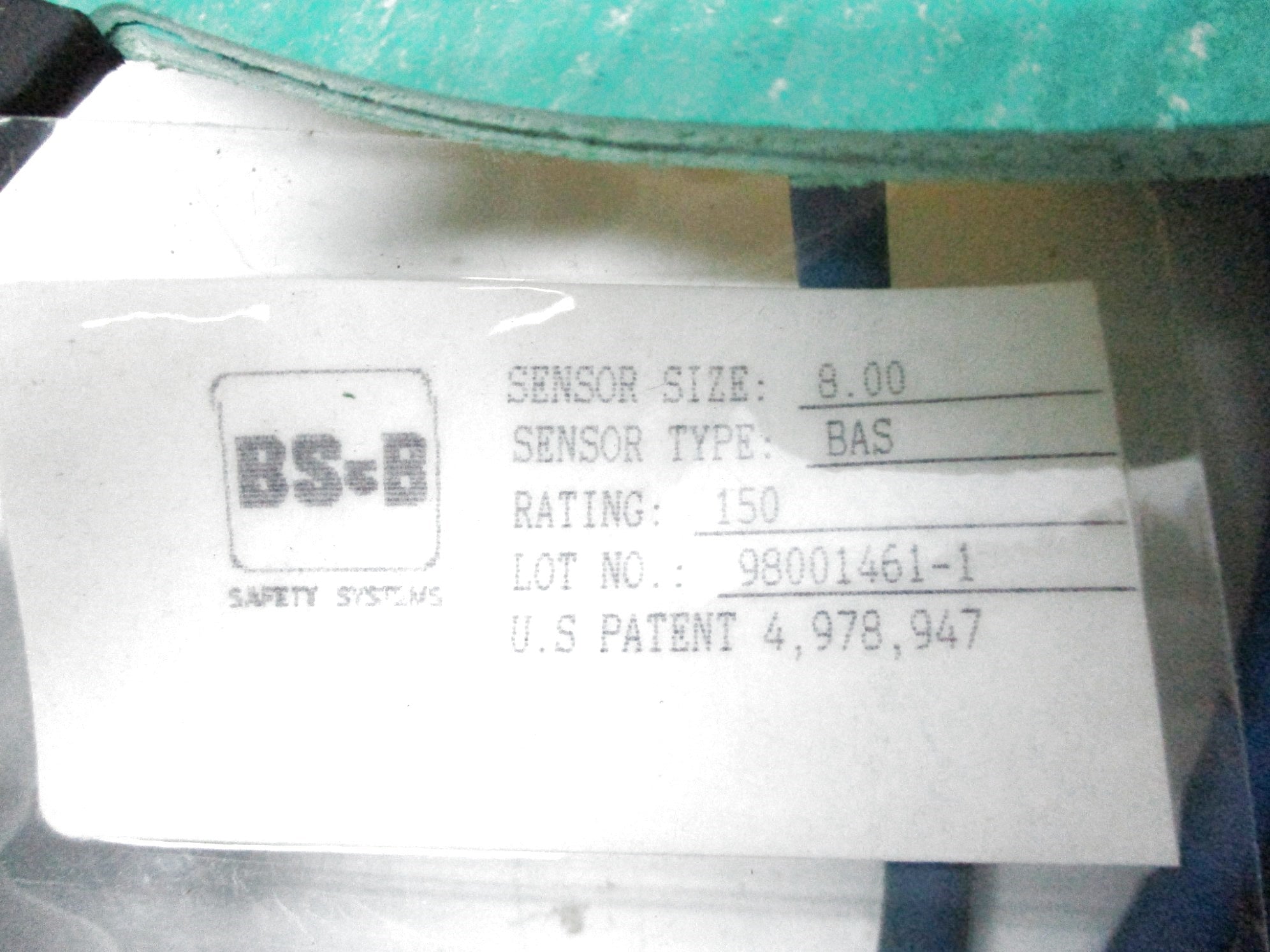 BS&B SAFETY SYSTEMS H1-0-1035-000 UNMP