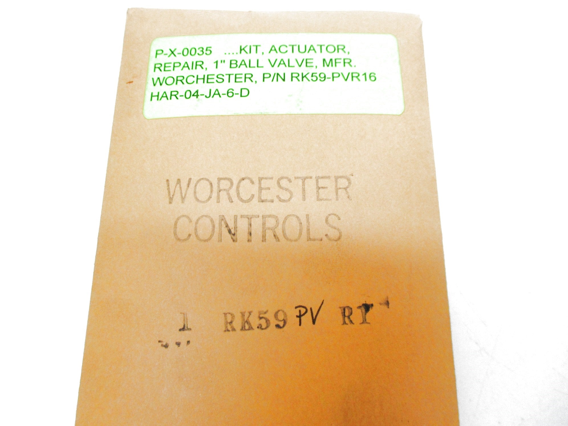 WORCESTER CONTROLS RK59PVR16 NSMP