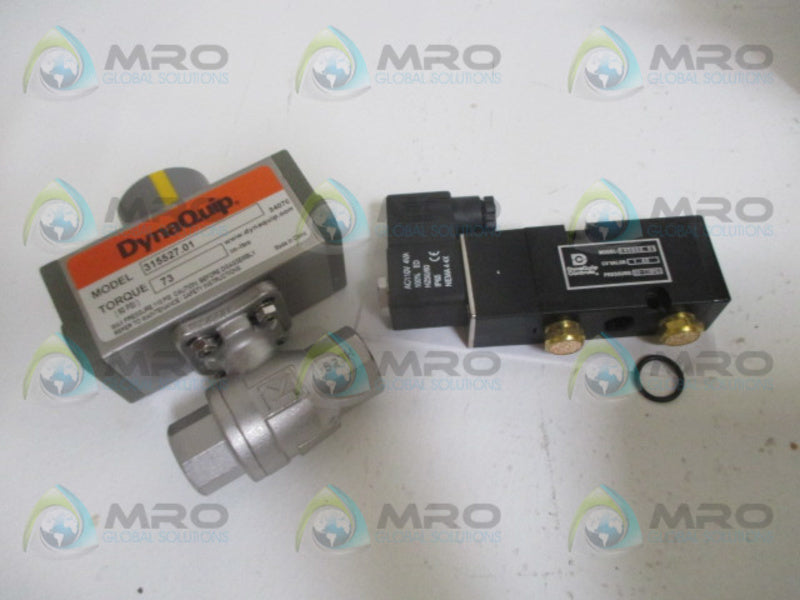 DYNAQUIP CONTROLS 4TL06 STAINLESS STEEL BALL VALVE NSMP