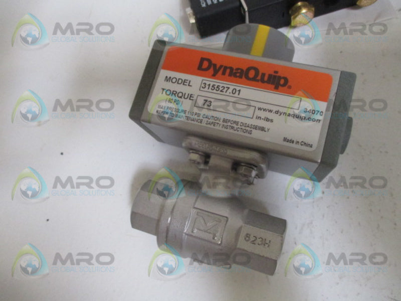 DYNAQUIP CONTROLS 4TL06 STAINLESS STEEL BALL VALVE NSMP