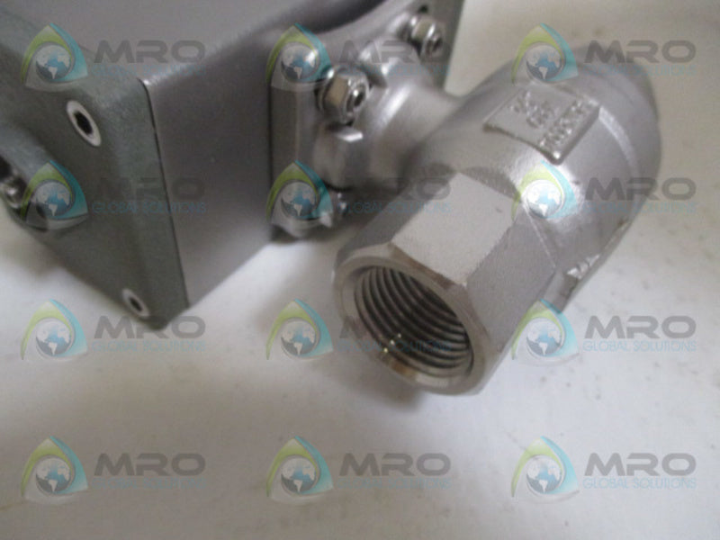 DYNAQUIP CONTROLS 4TL06 STAINLESS STEEL BALL VALVE NSMP