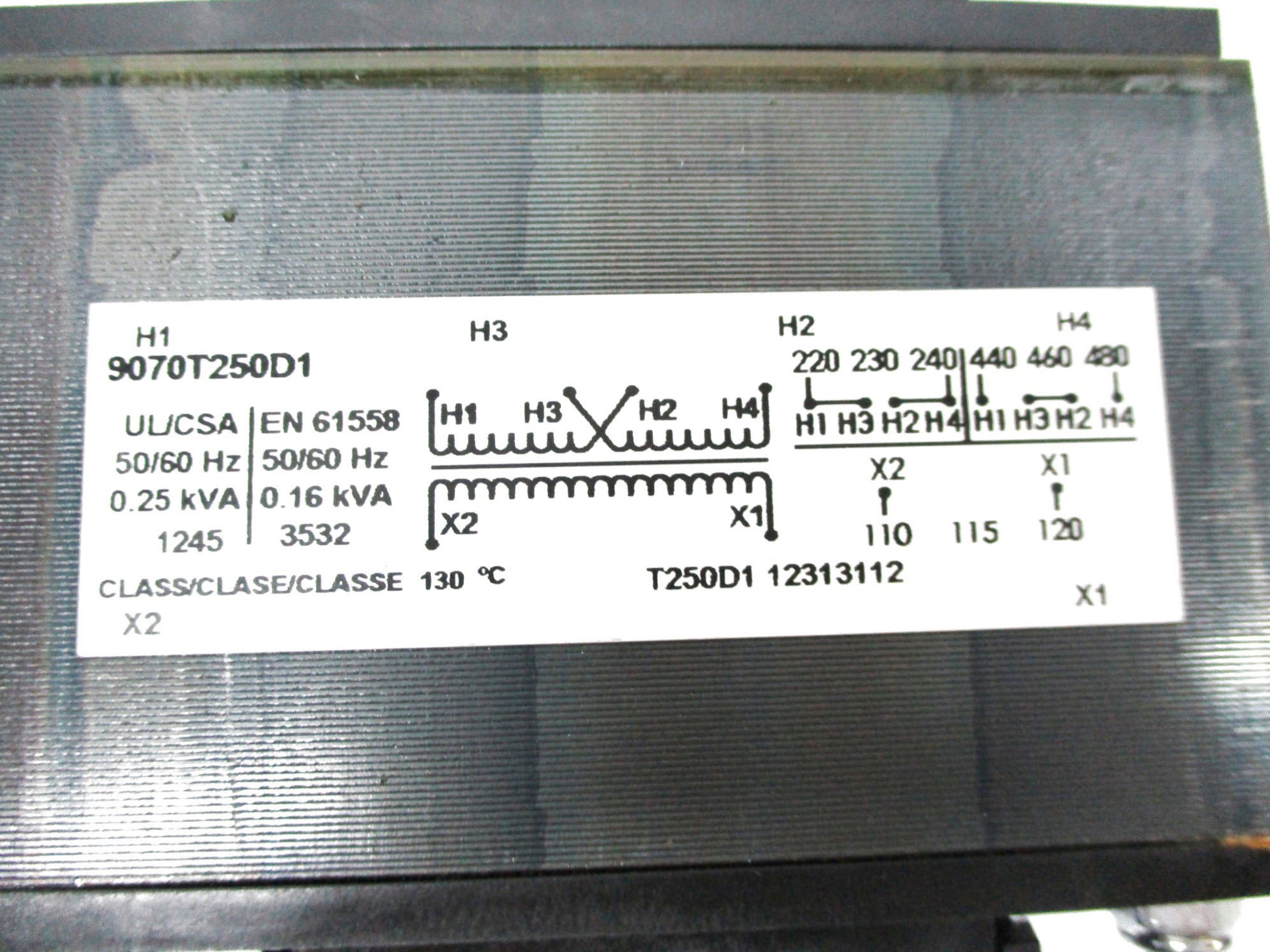 SQUARE D 9070T250D1 480V NSNP