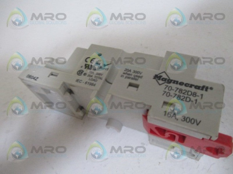 MAGNECRAFT 70-782D8-1 RELAY SOCKET  UNMP