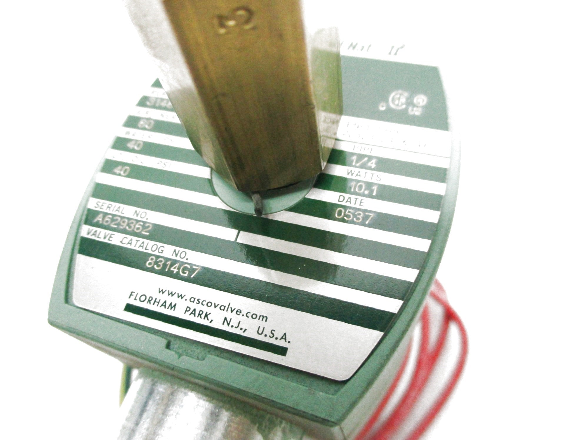 ASCO 8314G7 110/120V 40PSI NSMP