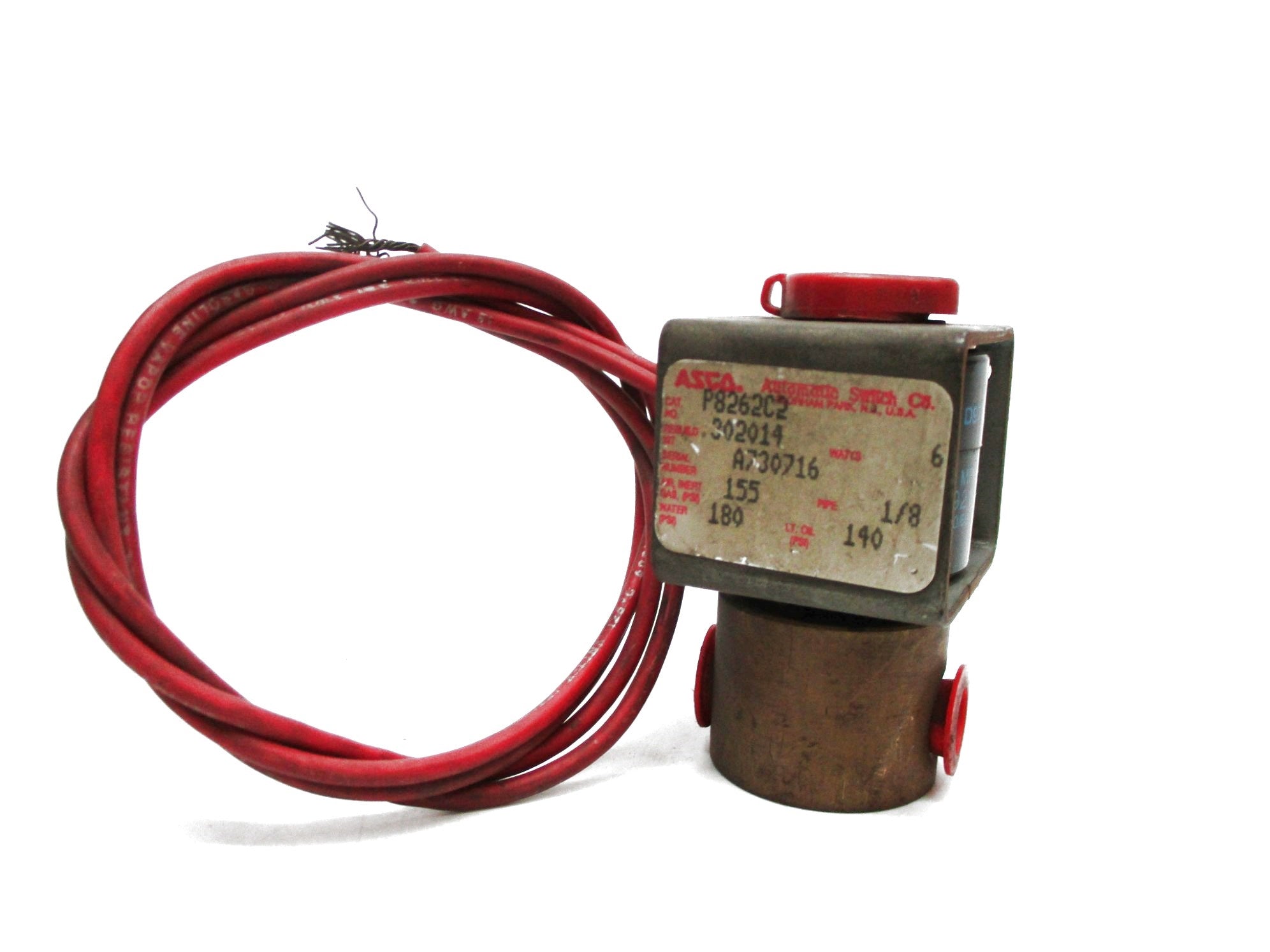 ASCO P8262C2 120/60 110/50 180PSI UNMP