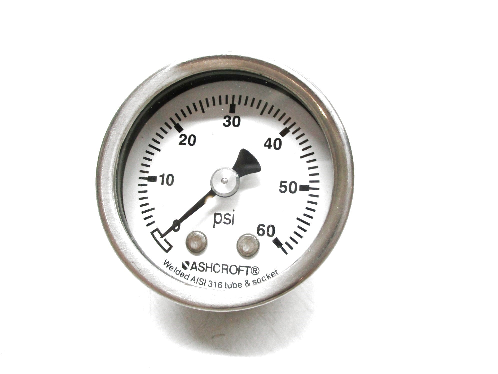 ASHCROFT 401008S01B60# 0-60PSI UNMP