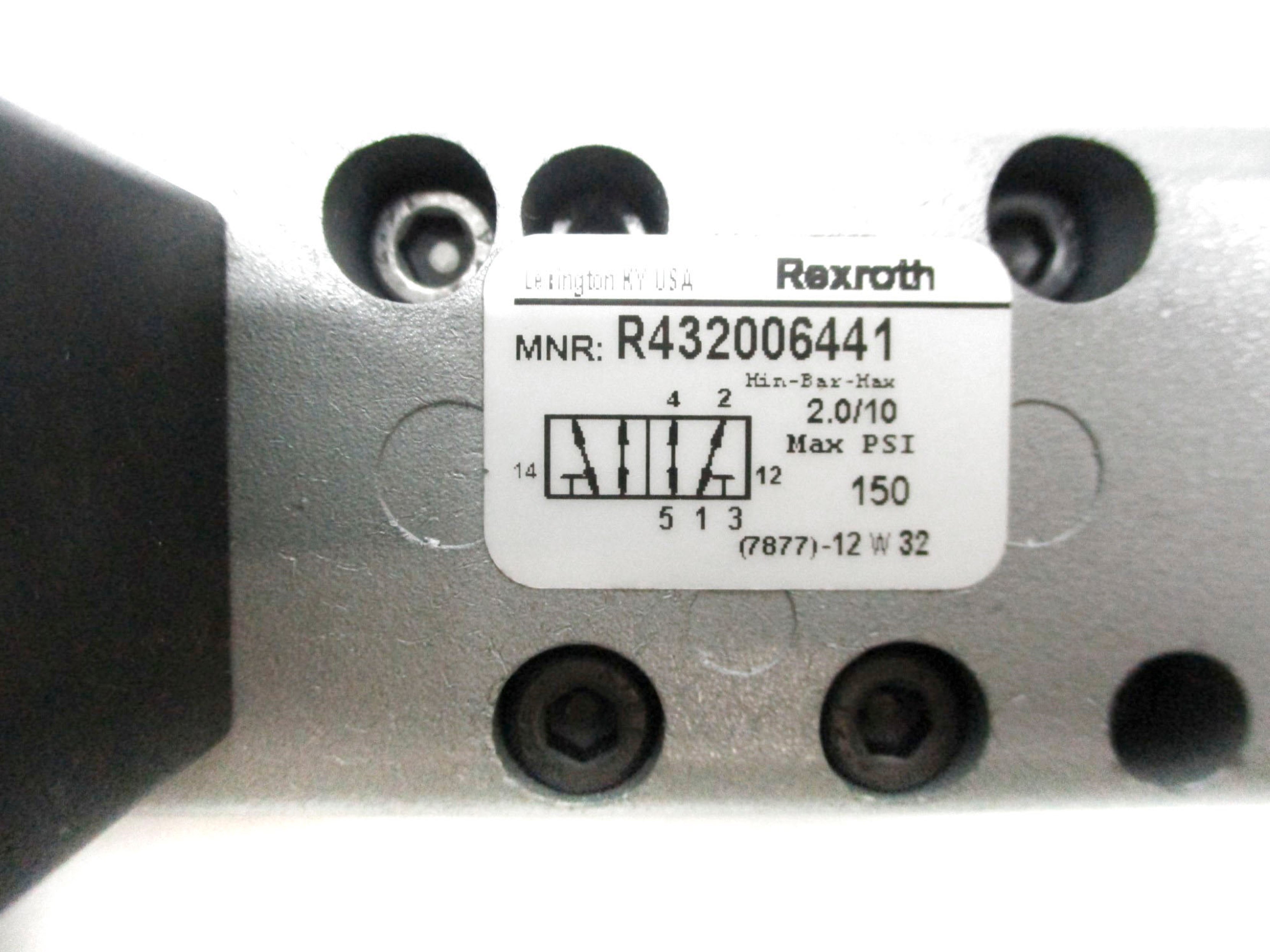 REXROTH R432006441 24VDC 150PSI UNMP