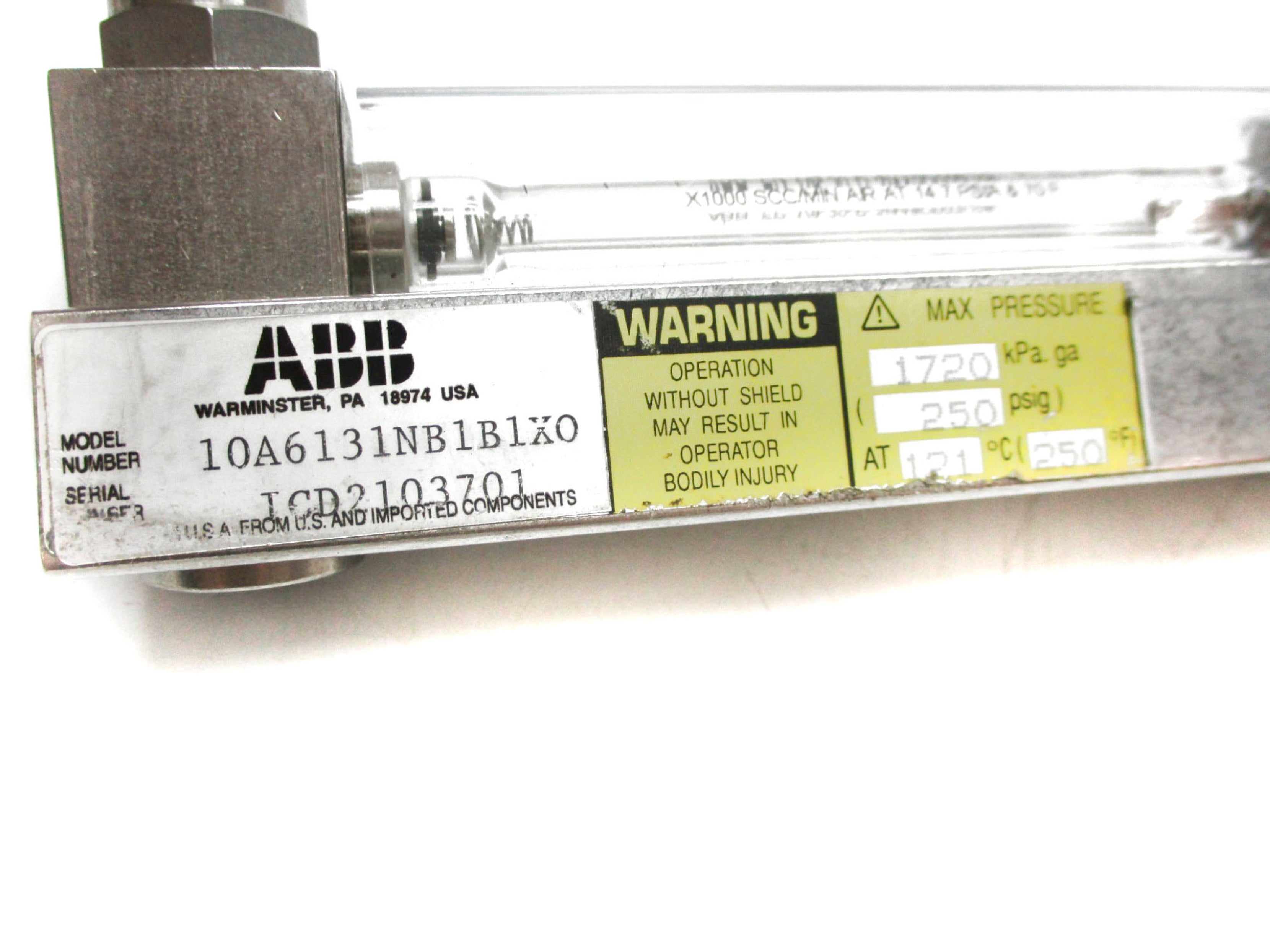 ABB 10A6131NB1B1X0 1-3GPM UNMP