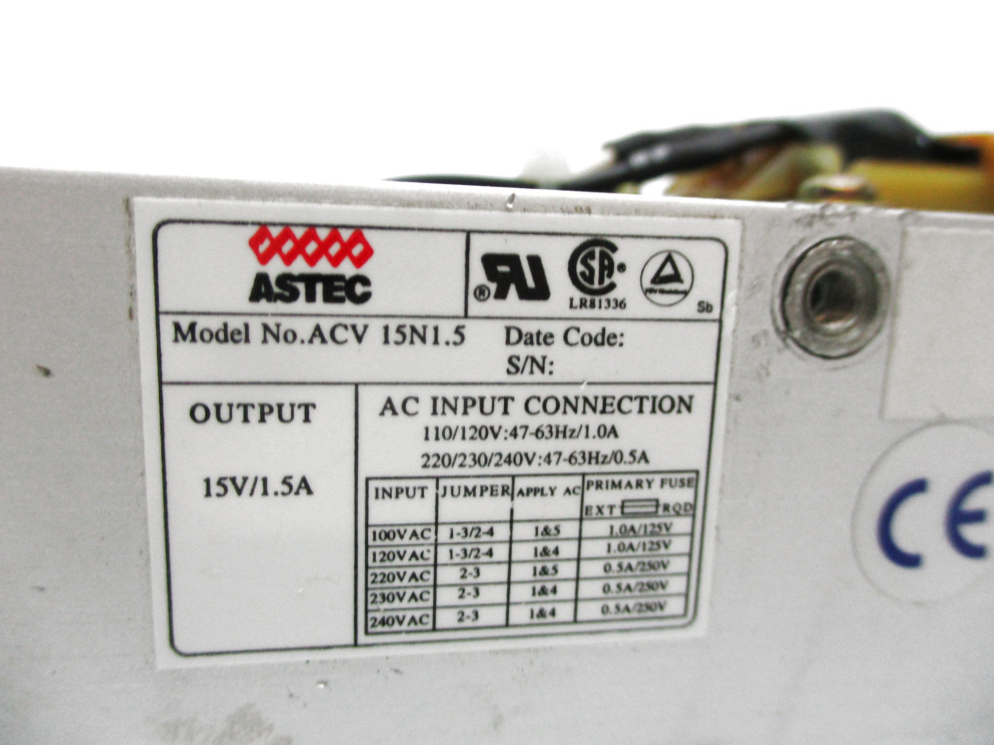 ASTEC ACV15N1.5 UNMP