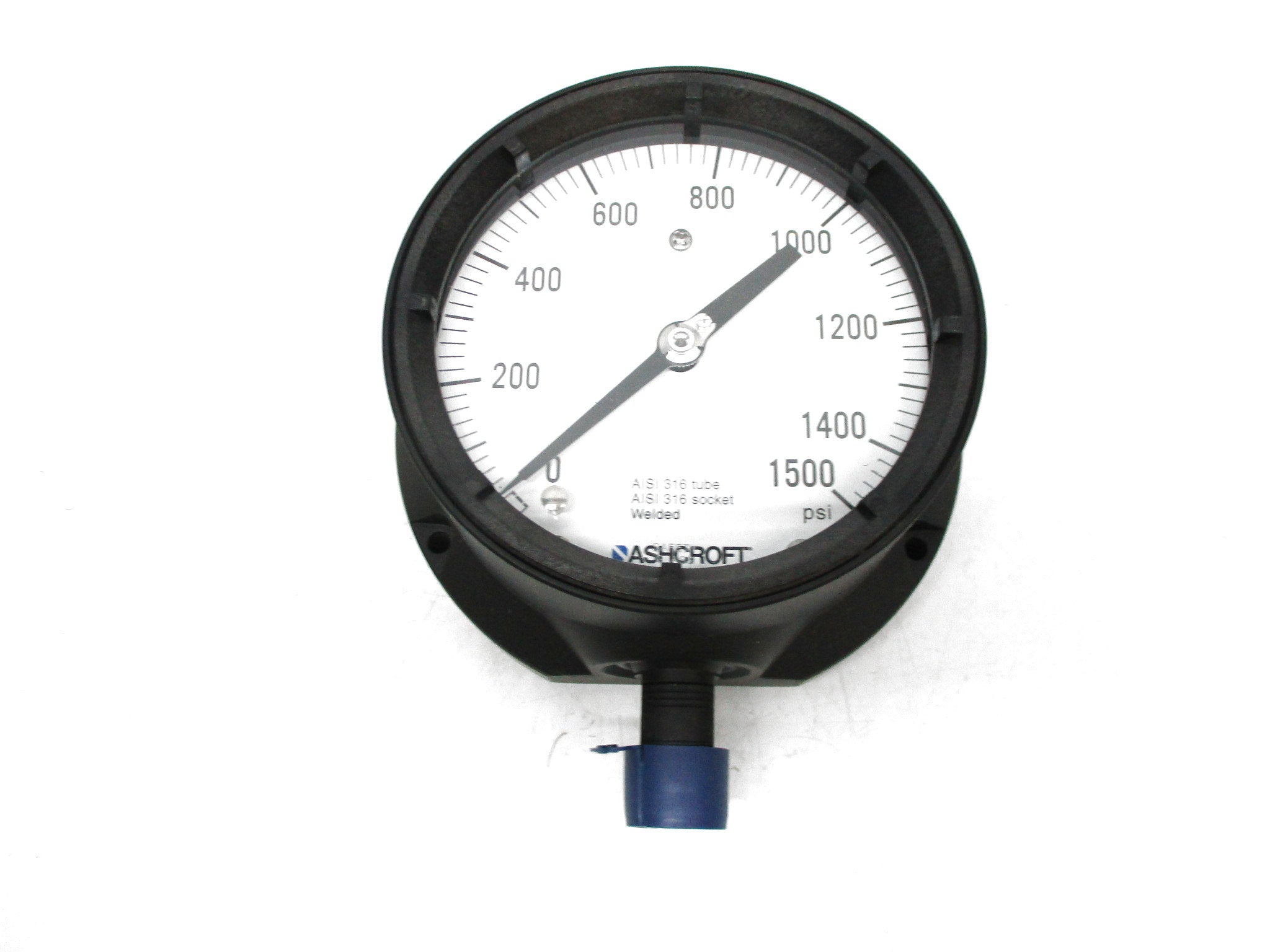 ASCHCROFT 45-1379-SS-04L-1500#  0-1500PSI UNMP