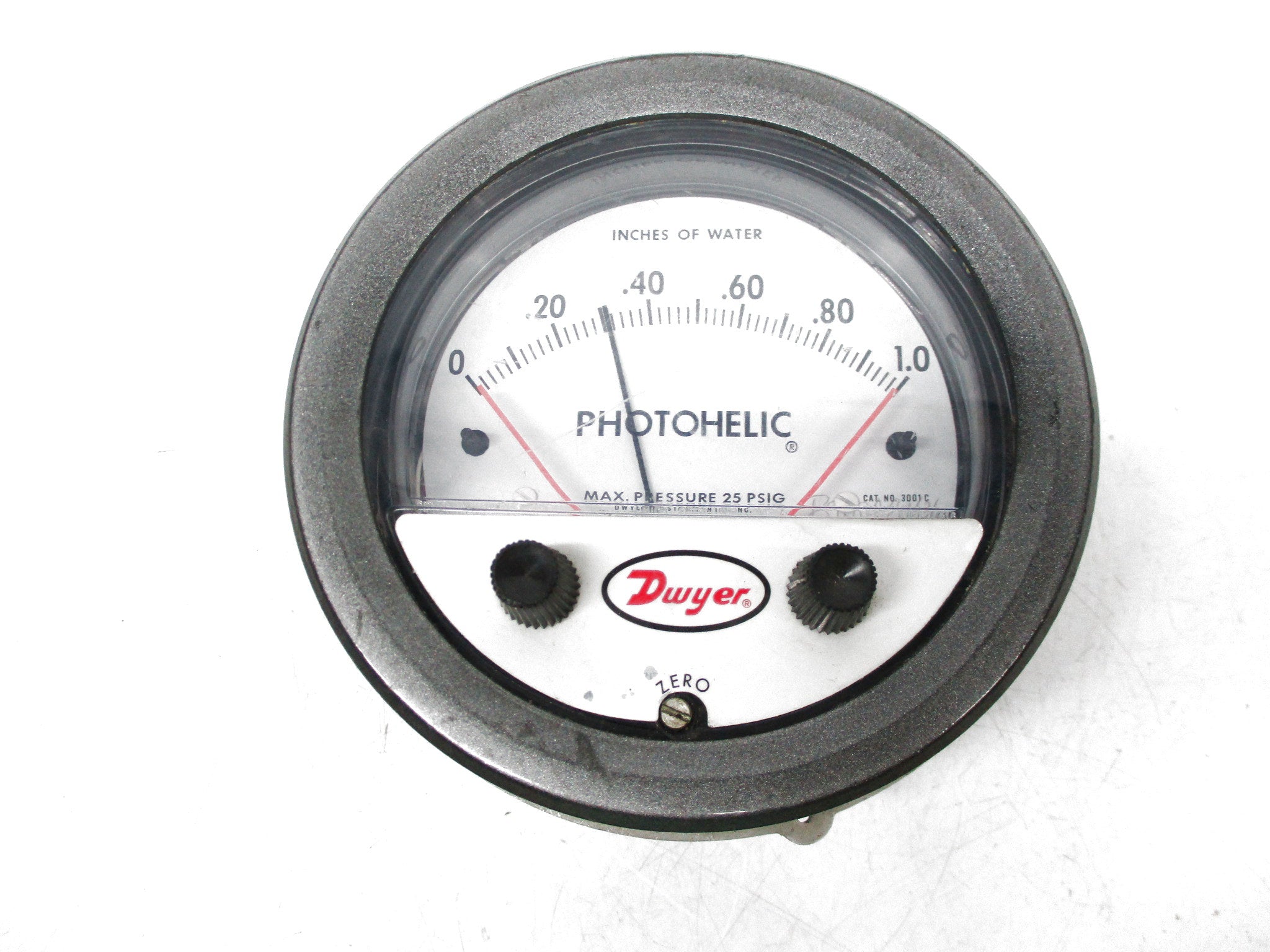 DWYER 3001C 0-1.0"H2O UNMP