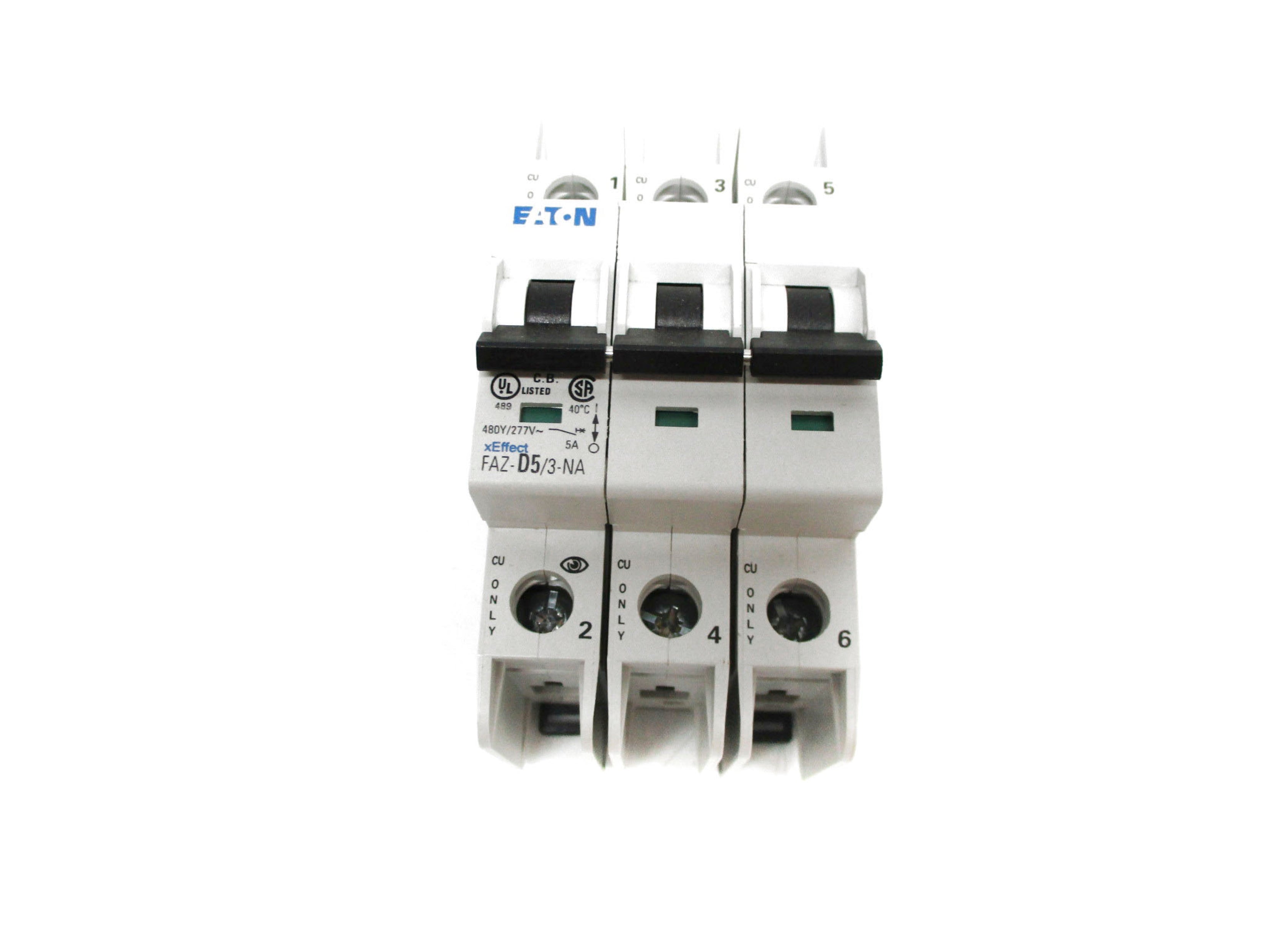 EATON FAZ-D5/3-NA 102263 277VAC 5A NSMP