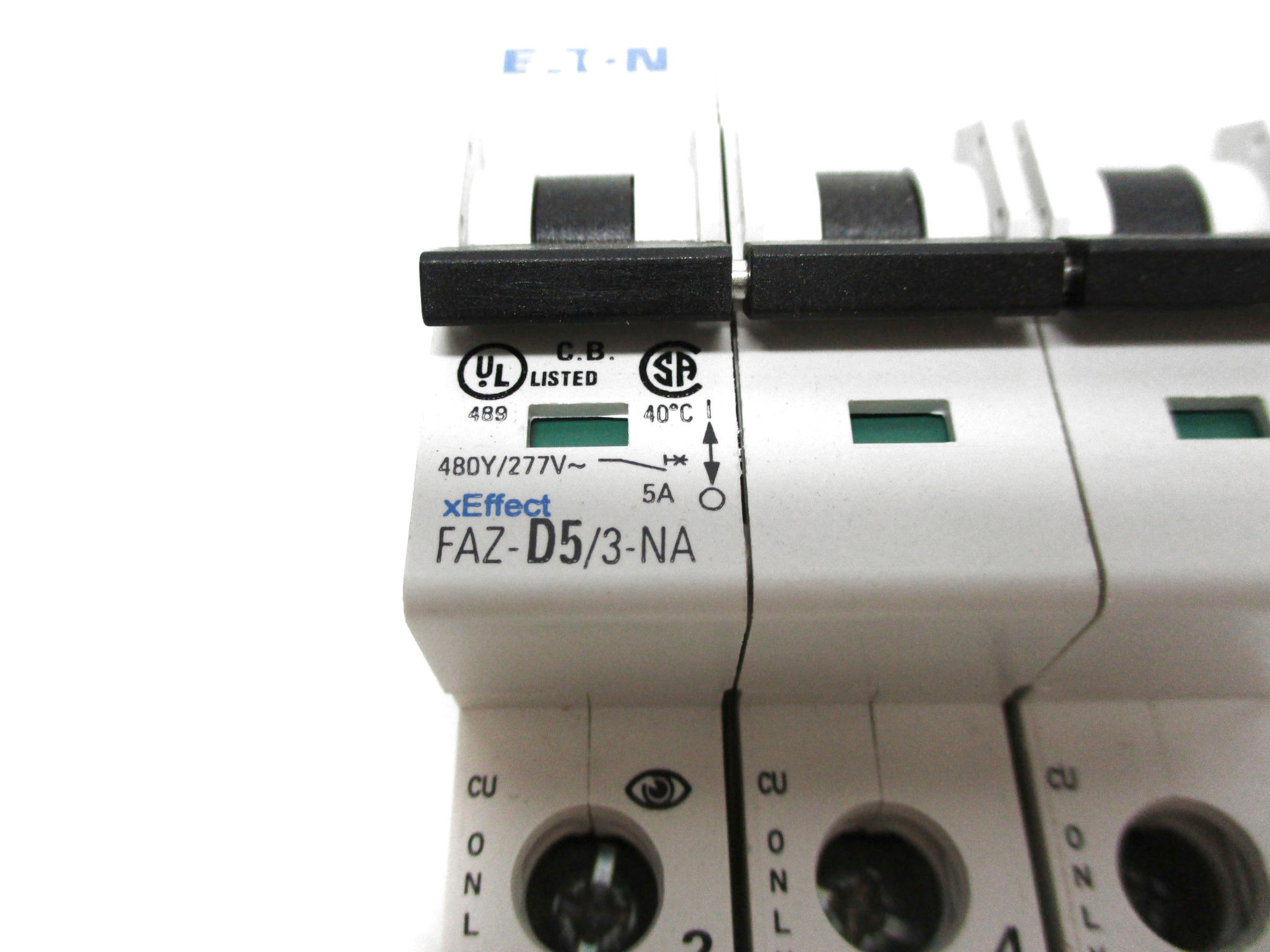 EATON FAZ-D5/3-NA 102263 277VAC 5A NSMP