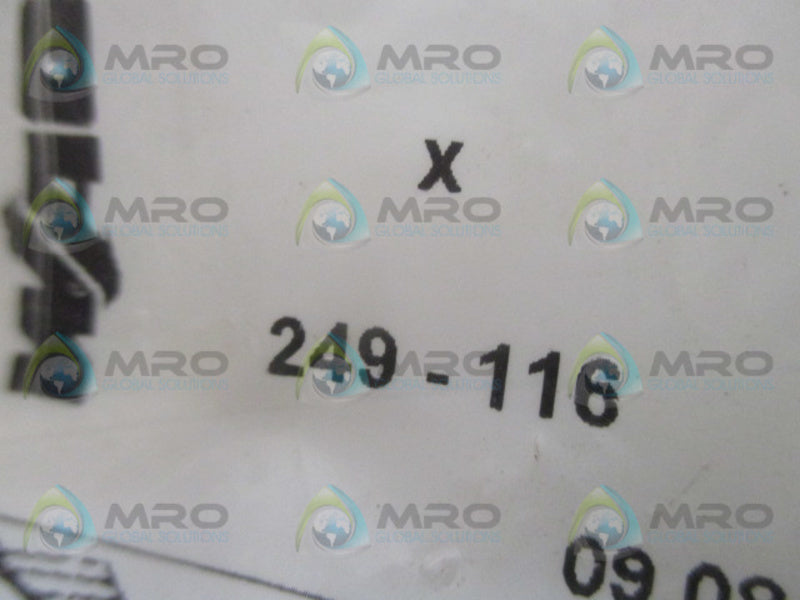 WAGO 249-116 TERMINAL BLOCK END STOPS NSNP