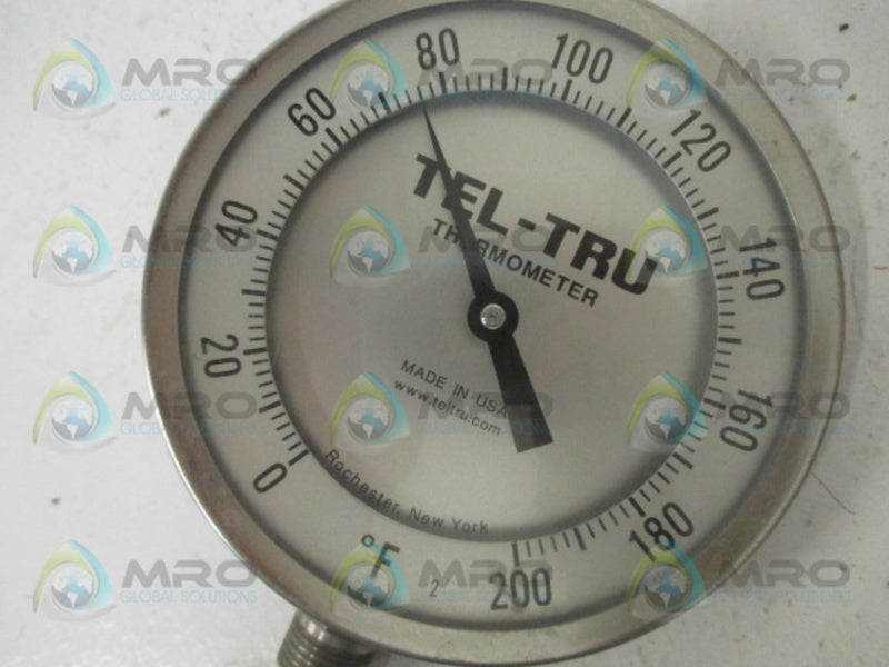 TEL-TRU 56439532 THERMOMETER 0/200F NSNP