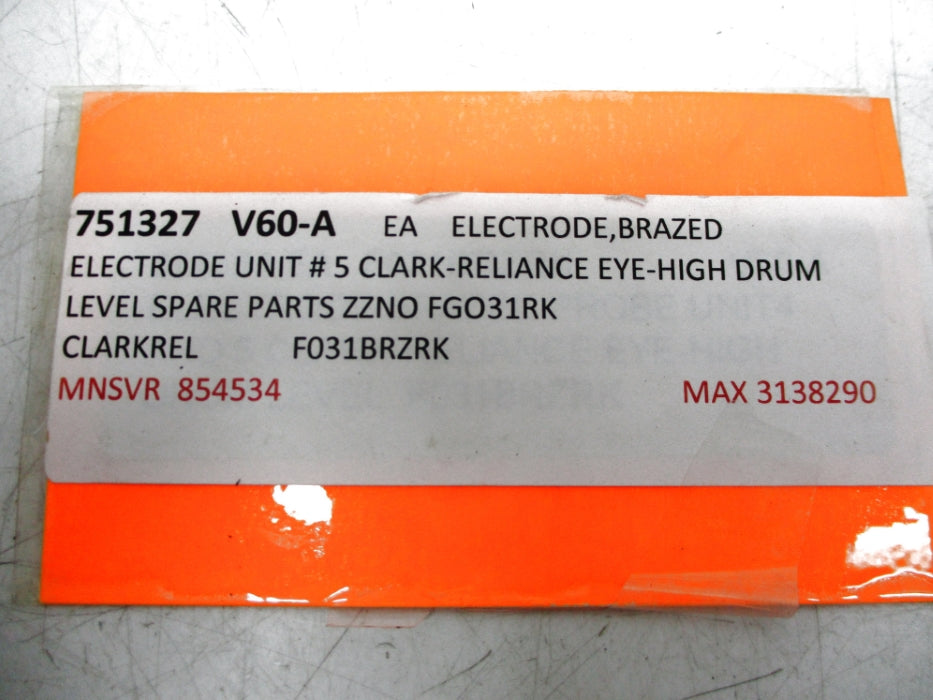 CLARK RELIANCE F031BRZRK UNMP