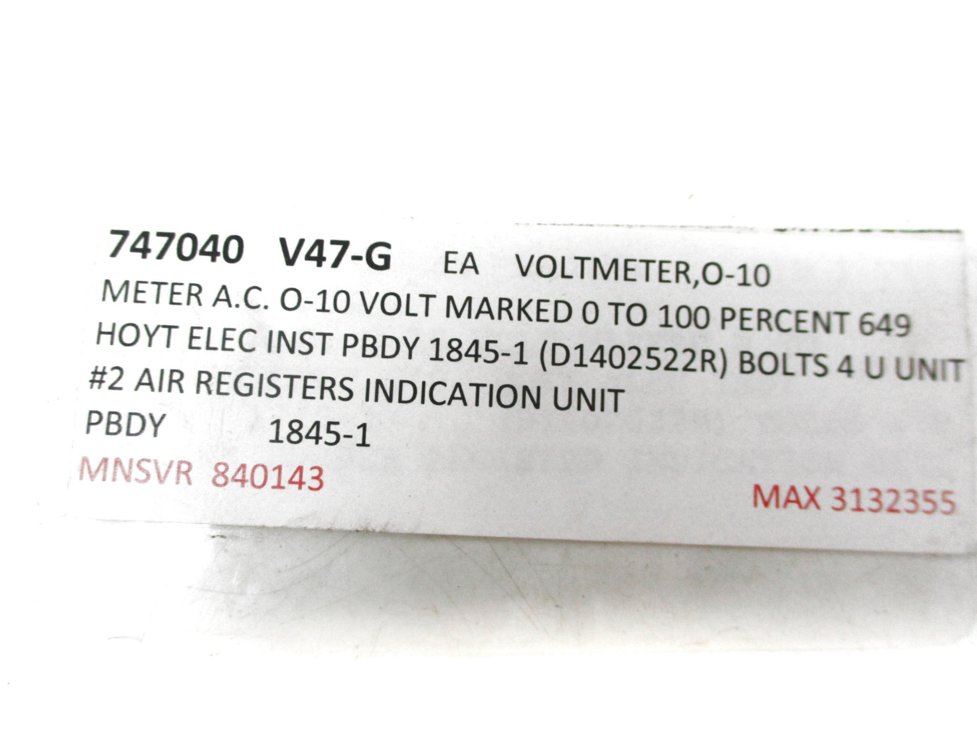 METER 840143 NSMP
