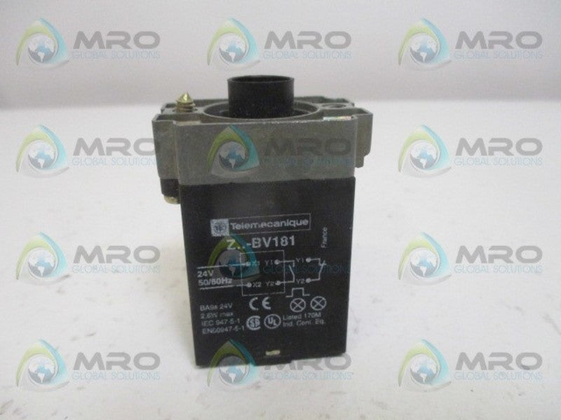 TELEMECANIQUE ZB2-BV181 PILOT LIGHT 24V UNMP