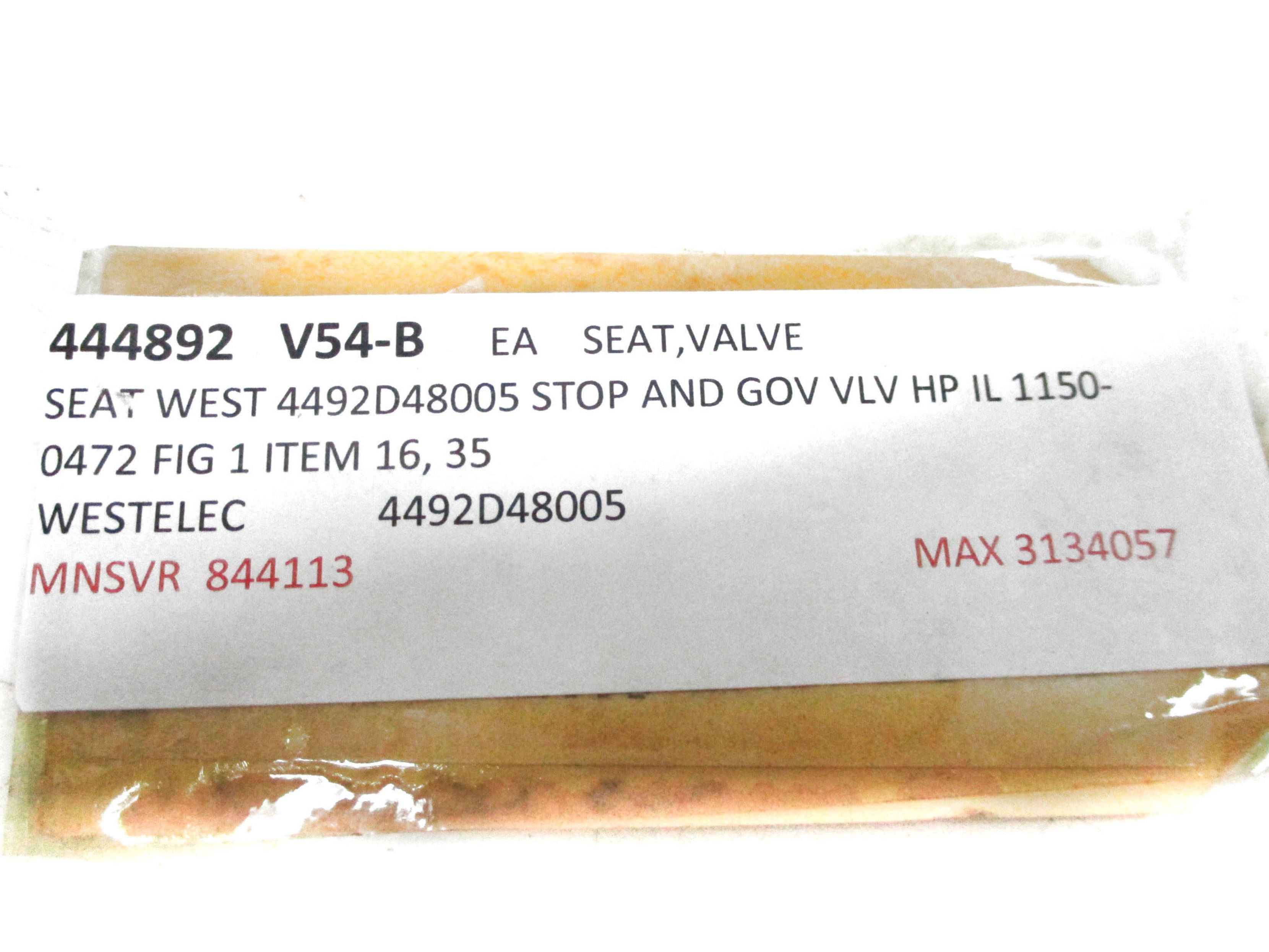 VALVE 4492D48005 NSNP