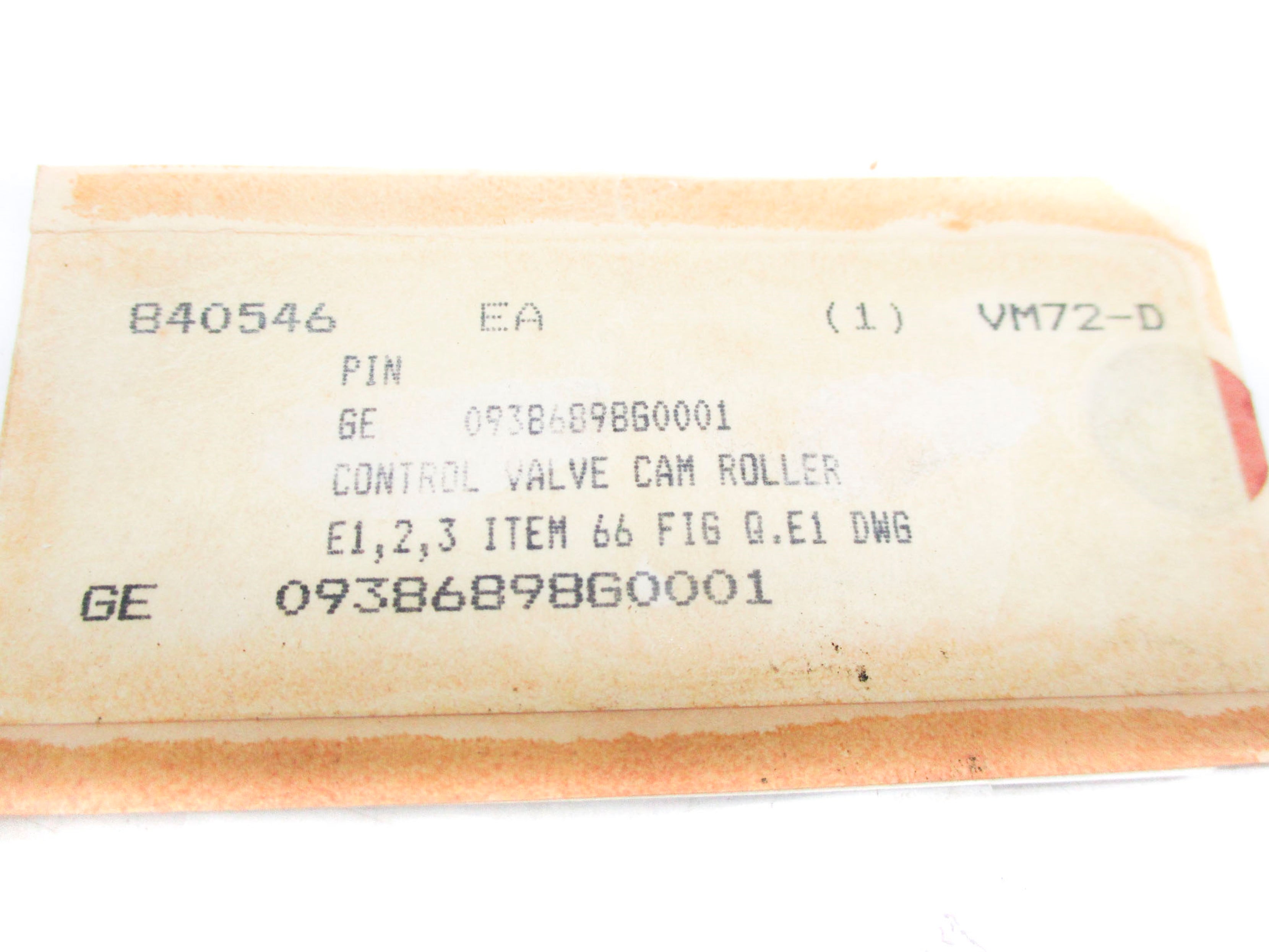 SPARE PART 09386898G0001 UNMP