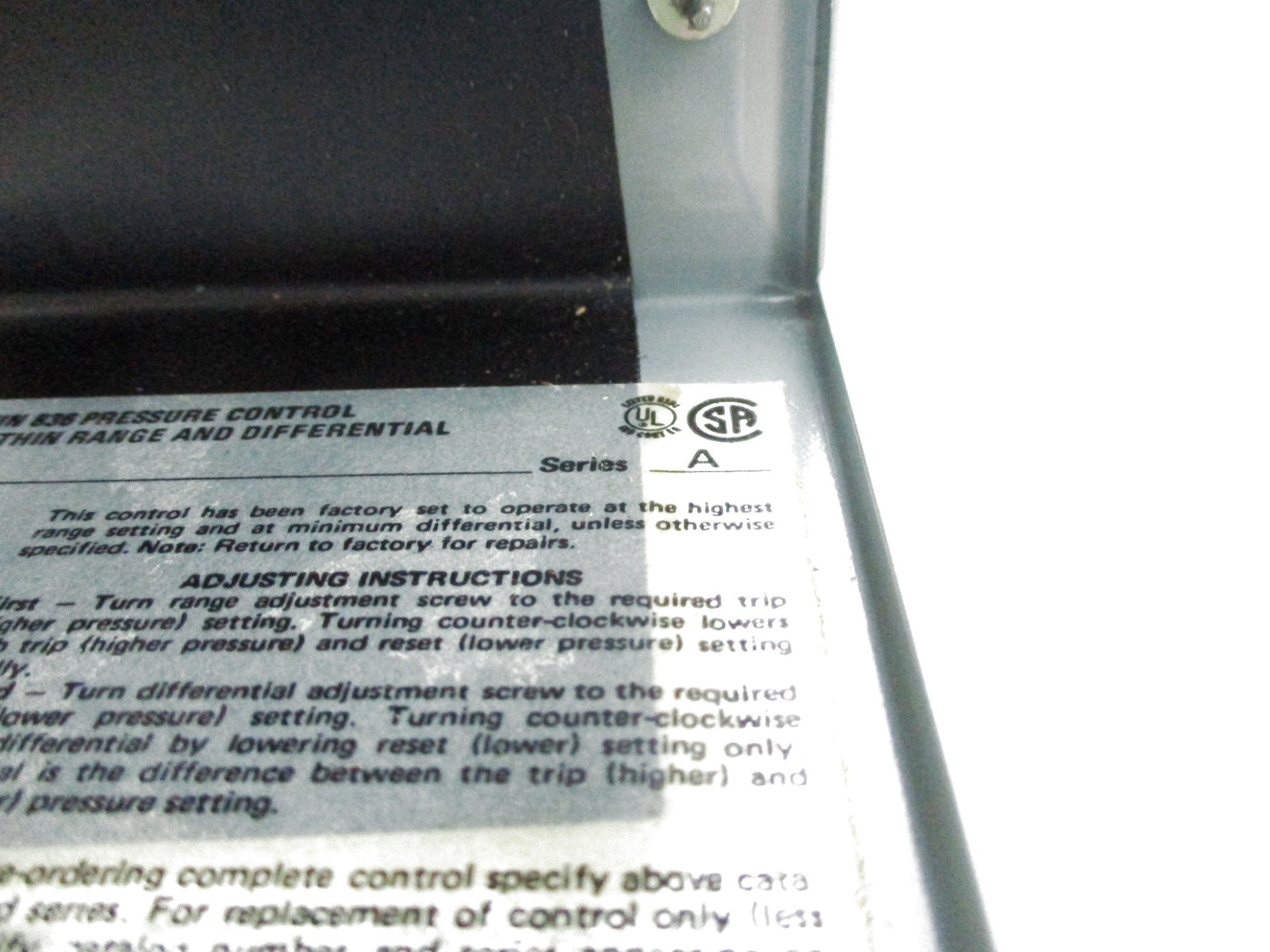 INDUSTRIAL SPARE PART 836-C5A SER. A 24-600VAC 0-80PSI (BR/YL) NSMP