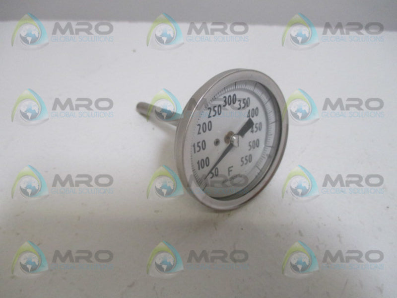 ASHCROFT 10201402-2 BIMETAL THERMOMETER 50/550F 2" NSMP