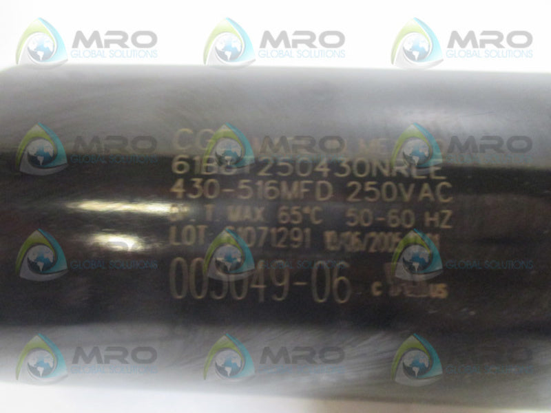 CGE 430-516MFD CAPACITOR 250VAC (AS PICTURED) UNMP