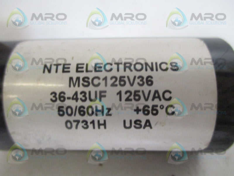 NTE ELECTRIC MSC125V36 NSMP