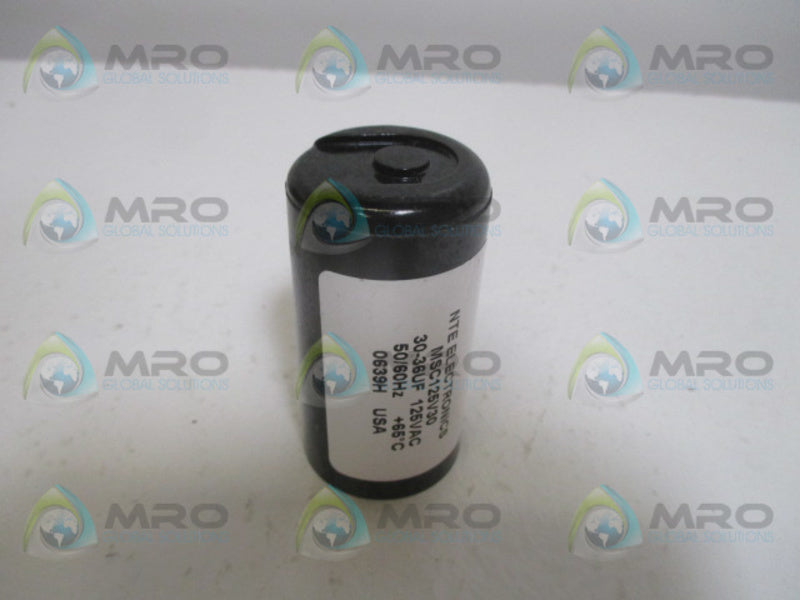 NTE ELECTRIC MSC125V30 CAPACITOR UNMP
