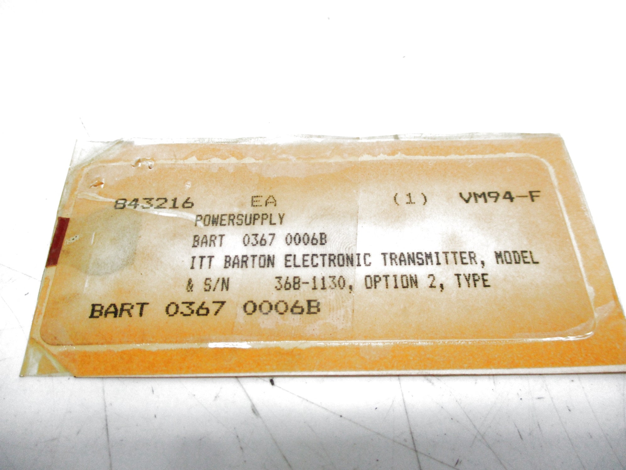 POWER SUPPLY 36B-1130 UNMP