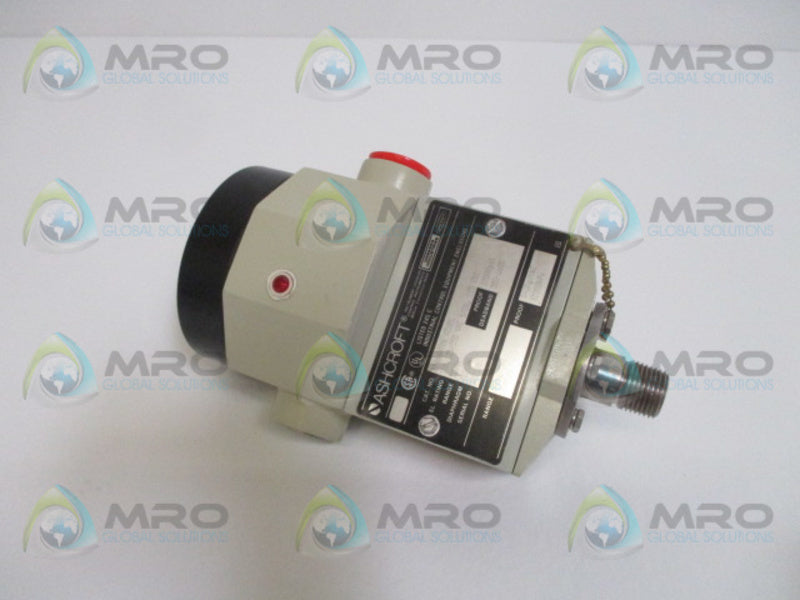 ASHCROFT PPAN4HT06 XCHPK PRESSURE SWITCH NSNP