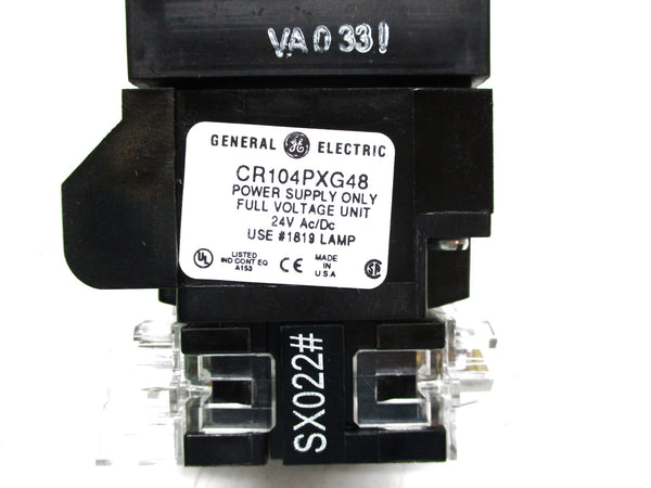 GENERAL ELECTRIC CR104PBL11G3S8 24VAC/DC NSMP