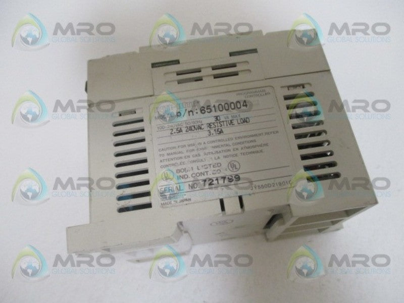 RITE-HITE 65100004 PROGRAMMABLE CONTROLLER 100-240VAC UNMP
